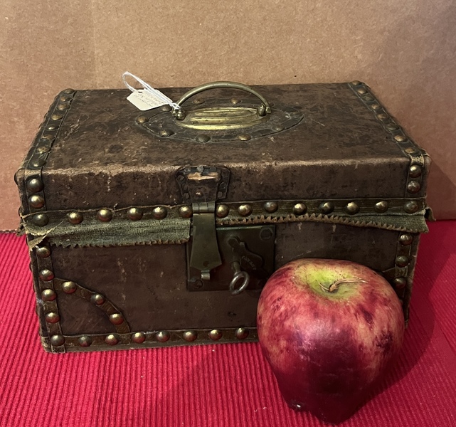 19thc. Leather Document Box