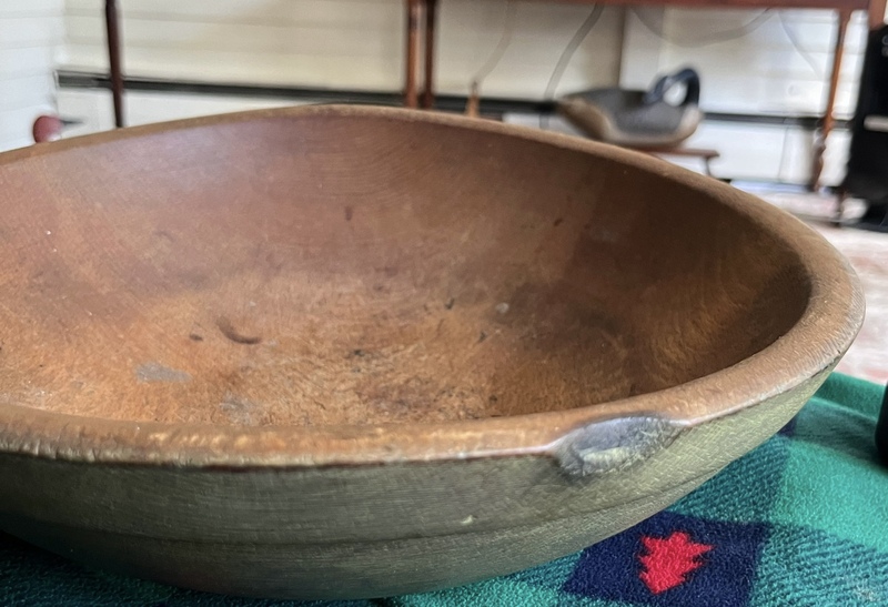 Wooden Painted Bowl
