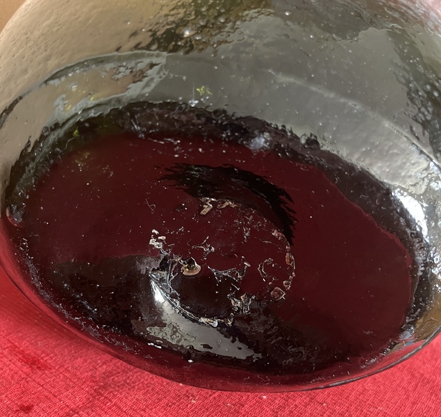 Blown Glass Demijohn