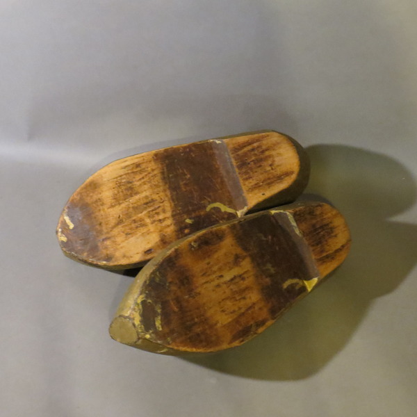 Pair Wooden Shoes