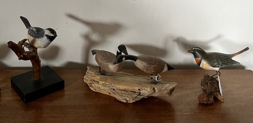 Miniature Bird Carvings
