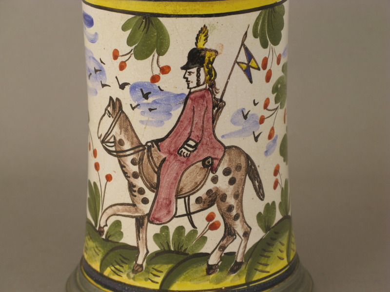 18thc. Dutch Delft Tankard