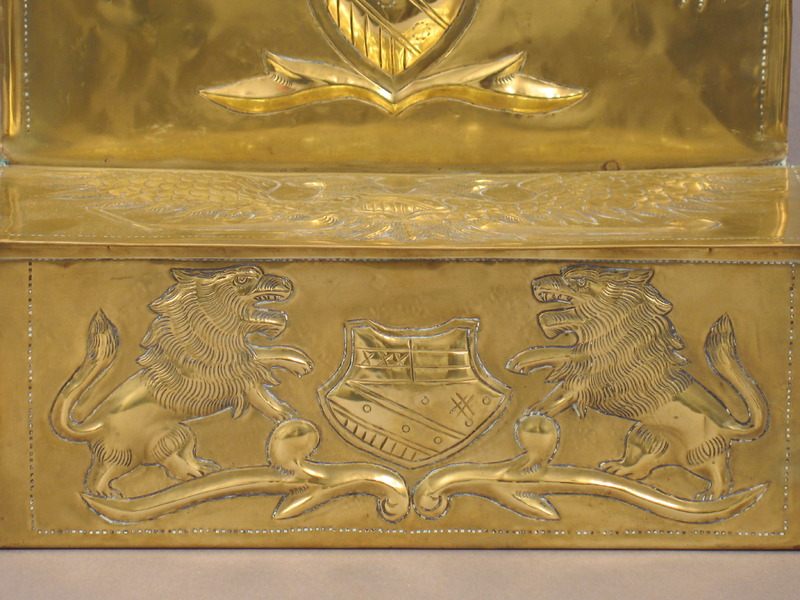 18thc. English Brass Repousse Tinder Box