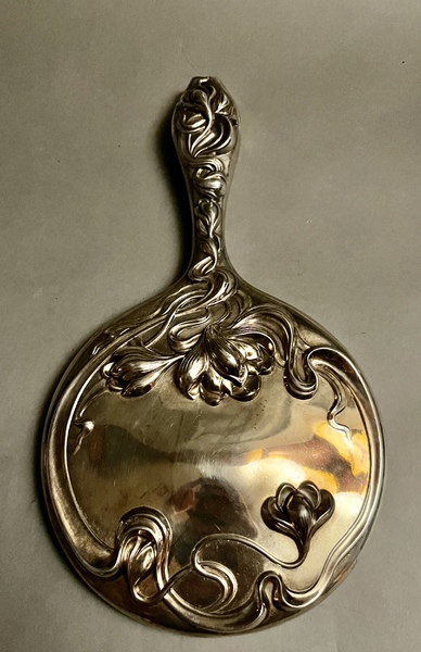 Art Nouveau Hand Mirror