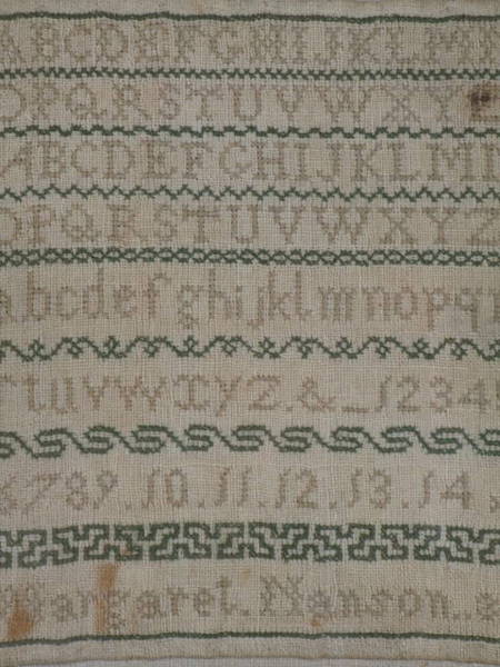 19thc. Alphabet Sampler