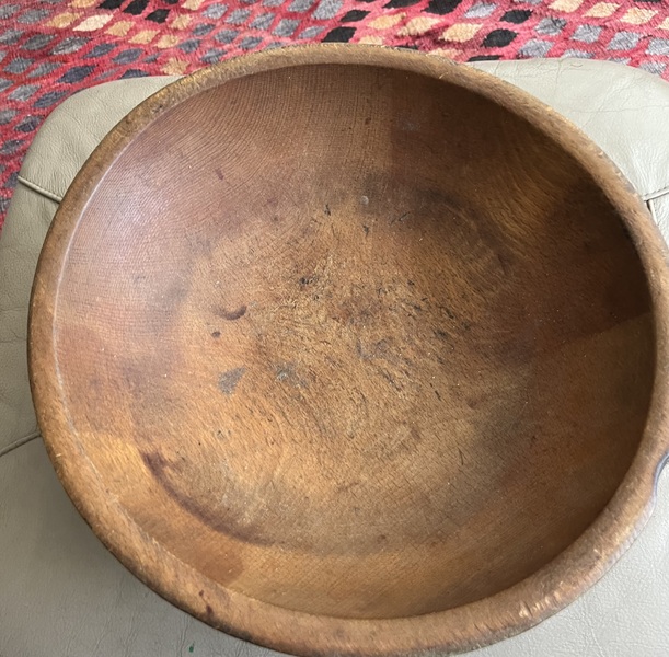 Wooden Painted Bowl