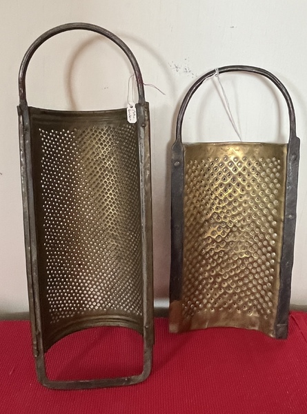 Antique Brass Graters