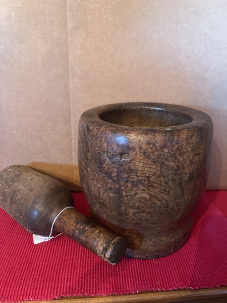 Burl Mortar and Pestle