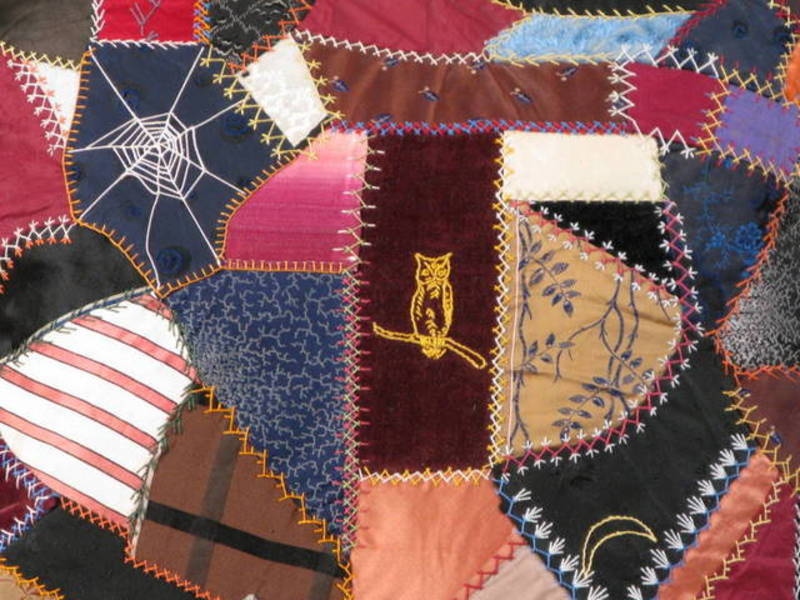 Crazy Quilt Pillow