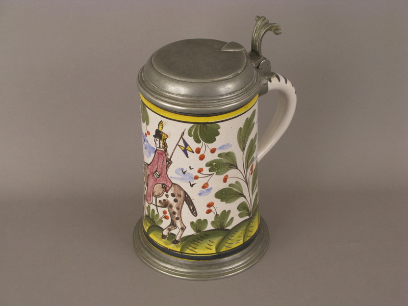 18thc. Dutch Delft Tankard