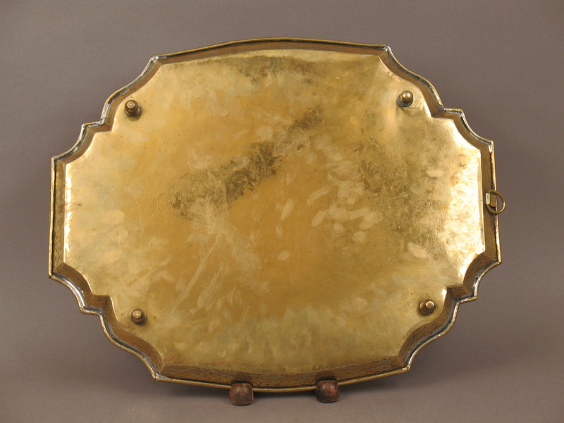 19thc. Chippendale Brass Tray