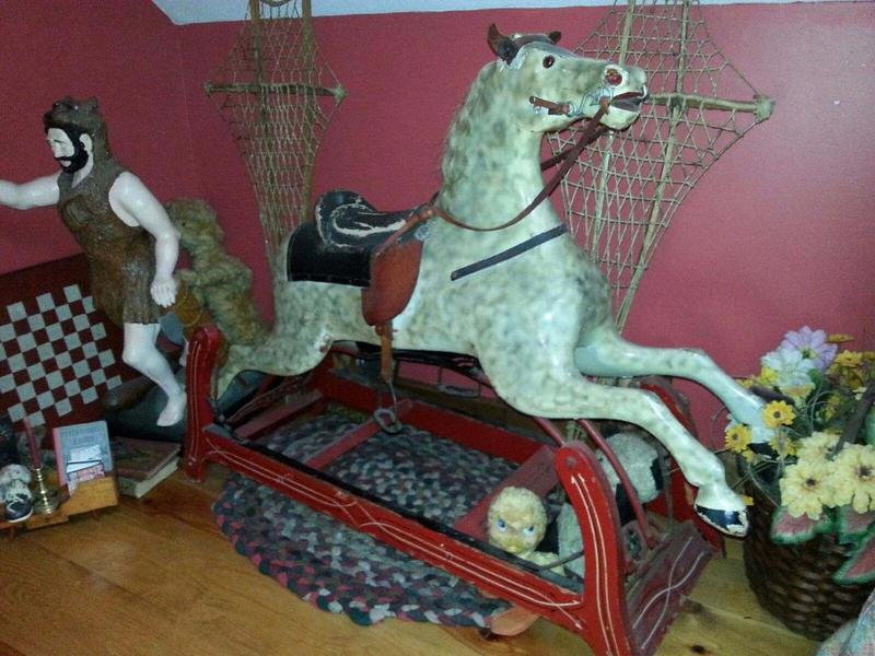 19thc. Child's Rocking Horse