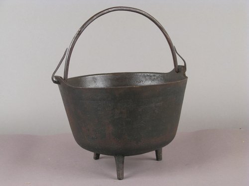 Early 19thc. Iron Cauldron
