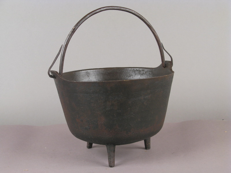 Early 19thc. Iron Cauldron