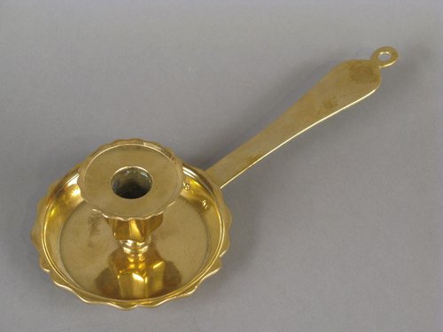 18thc. Pan Candlestick