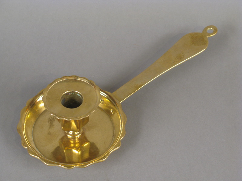 18thc. Pan Candlestick