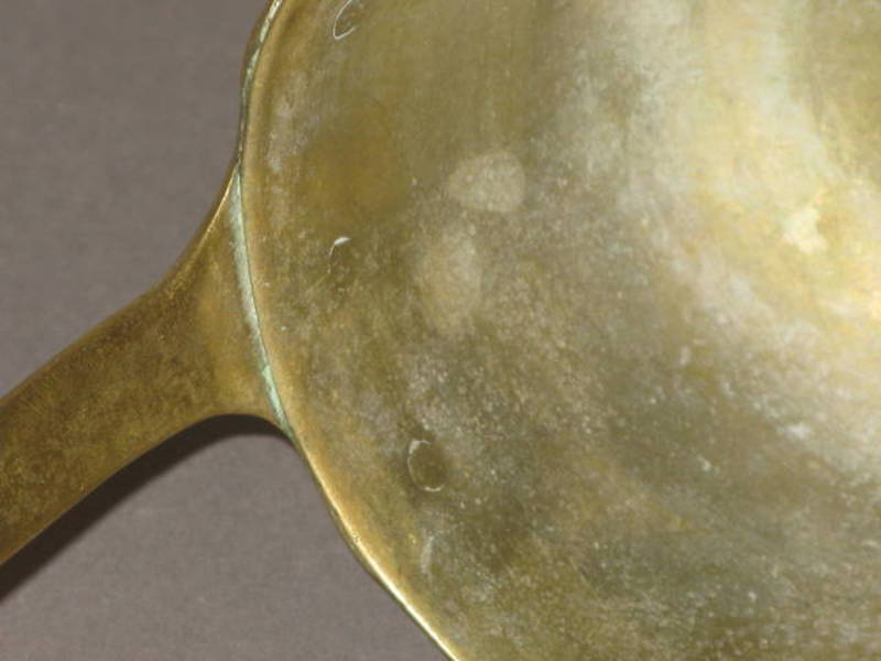 19thc. Heavy Brass Ladle
