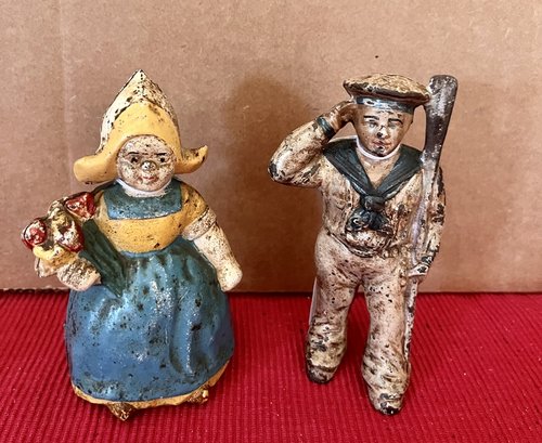 Hubley Sailor and Dutch Girl Banks