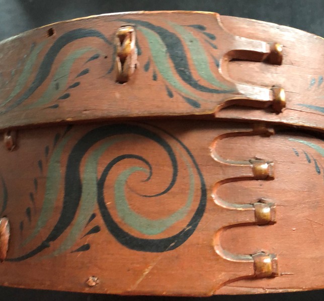 Norwegian Paint Decorated Pantry Box