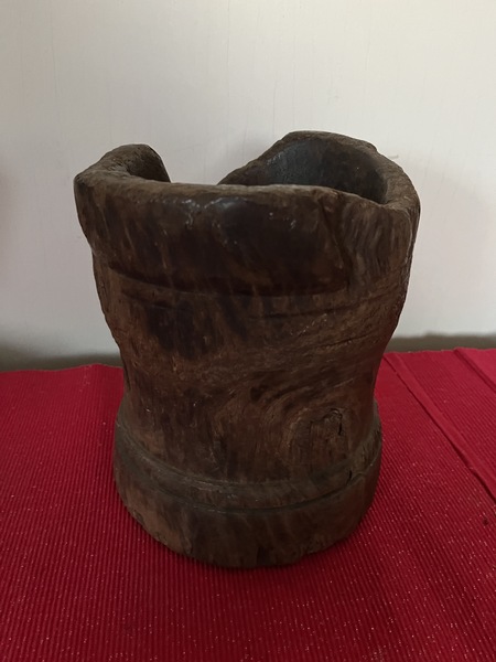 Hornbeam Burl Mortar