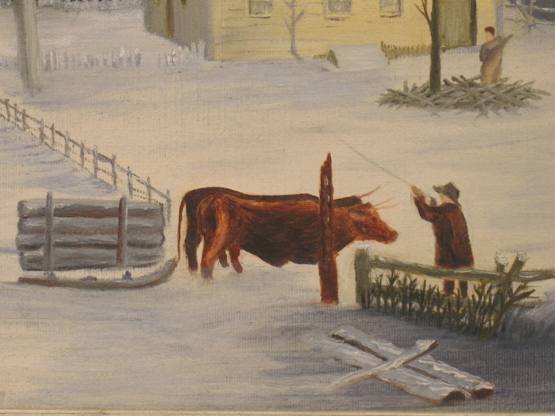 New England Snow scene