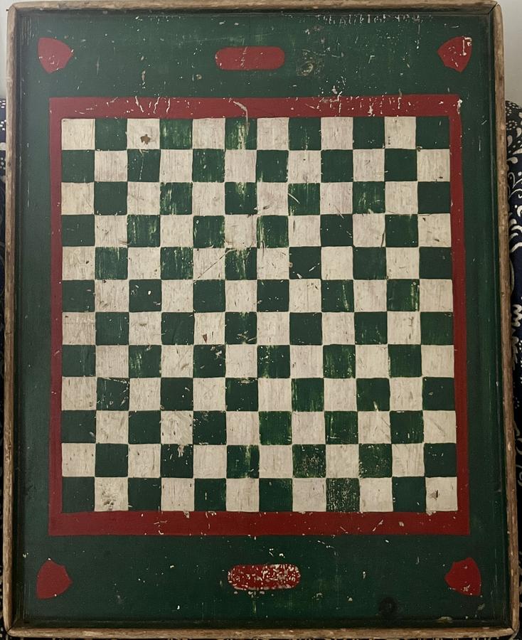 19thc. Double Sided Gameboard