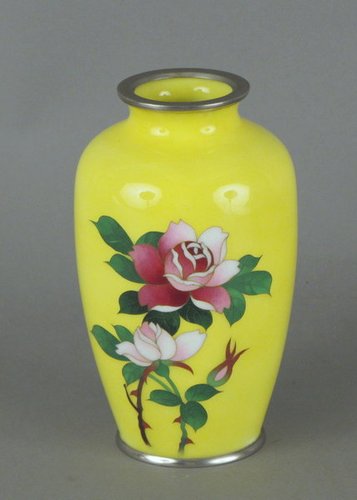 Japanese Ginbari Vases