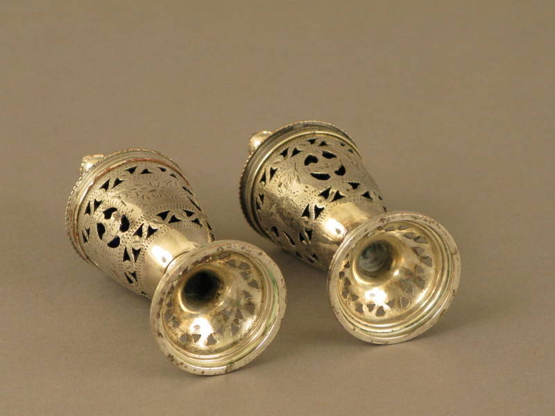 Sheffield Silver Salt and Pepper