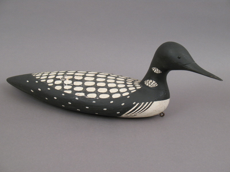 Loon Decoy Signed Byron Bruffee