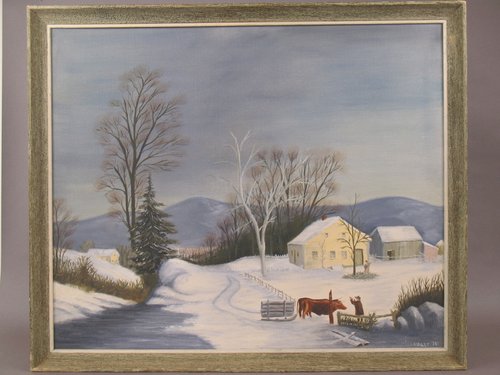 New England Snow scene