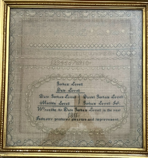 American Sampler dated 1811 Barnstable, MA