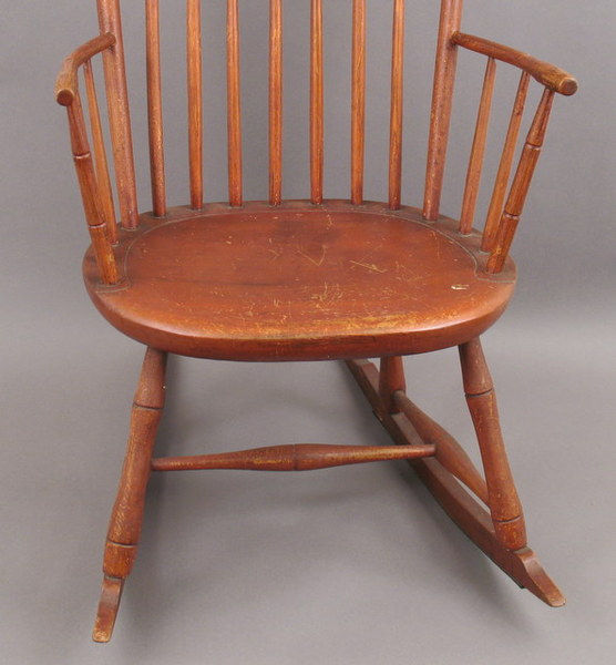 19thc. Birdcage Windsor Arm Chair