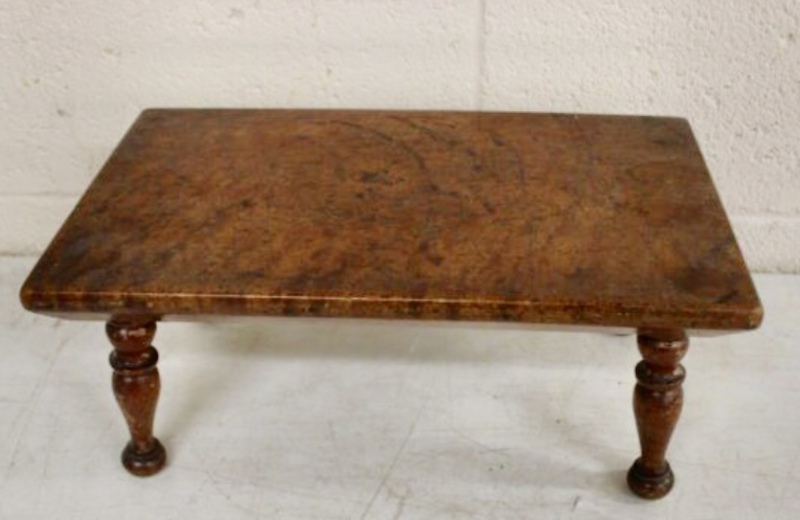 Figured Maple Foot Stool