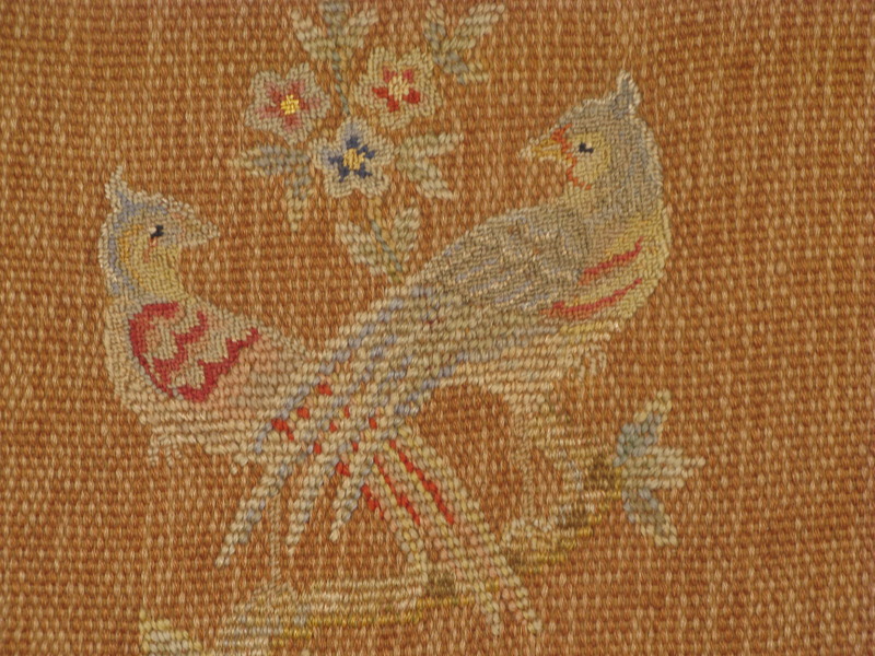 Large Needlepoint with Birds