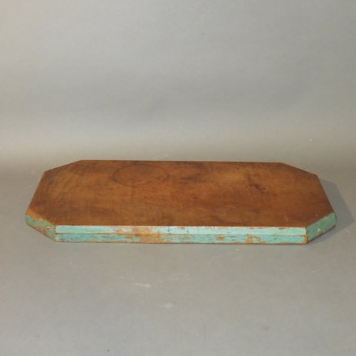 Cutting Board with Blue Paint