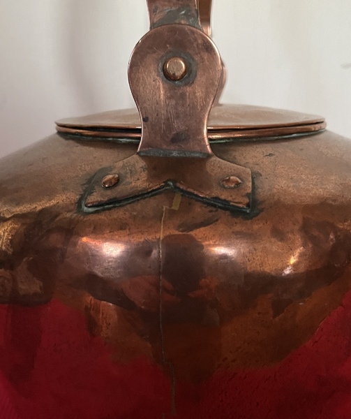 19thc. Gooseneck Tea Kettle