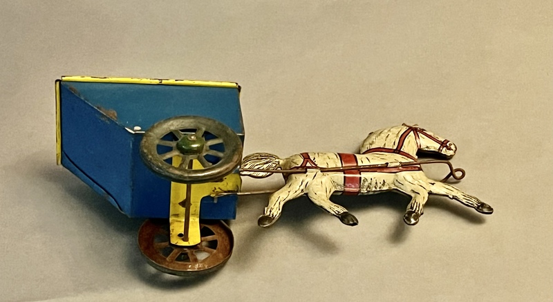 Late 19thc. Tin Painted Toy