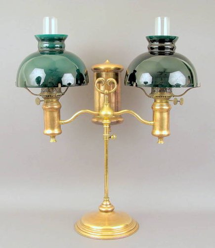 Double Student Kerosene Lamp