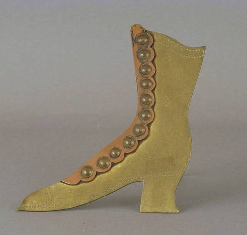 19thc. Boot Spill Vase