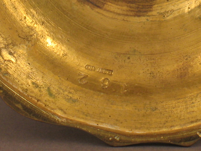 Pr. French Brass Candlesticks