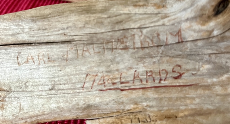 Mallards on Driftwood Signed