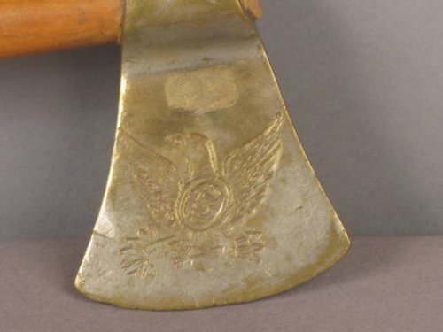 Hatchet with Eagle Engraving