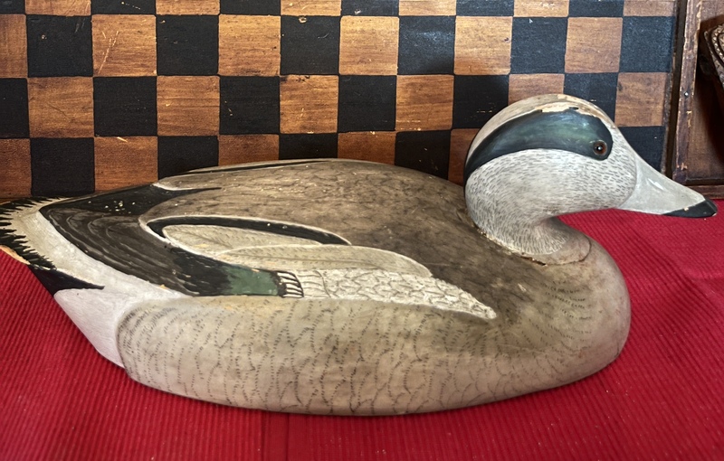 Painted Wood Duck Decoy