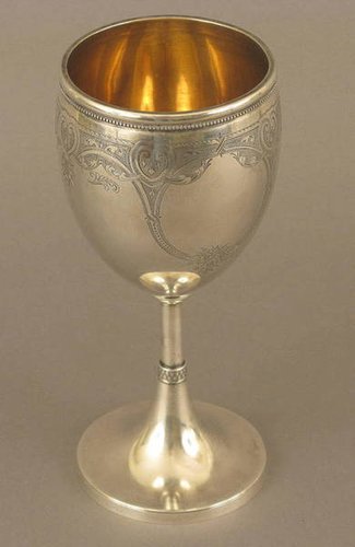 Silver Engraved Chalice