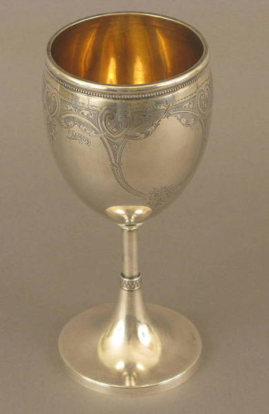 Silver Engraved Chalice