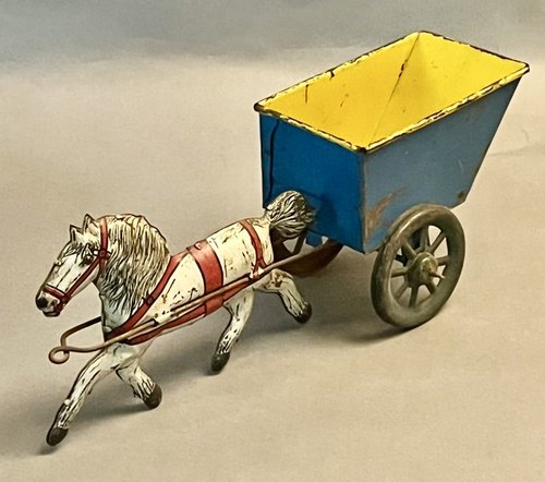Late 19thc. Tin Painted Toy