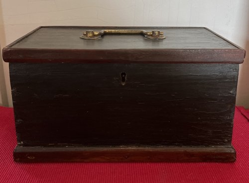 Painted Small Document Box
