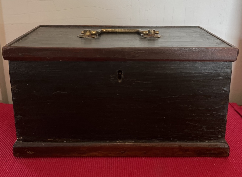 Painted Small Document Box