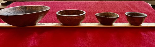 Miniature Ash Burl Bowls