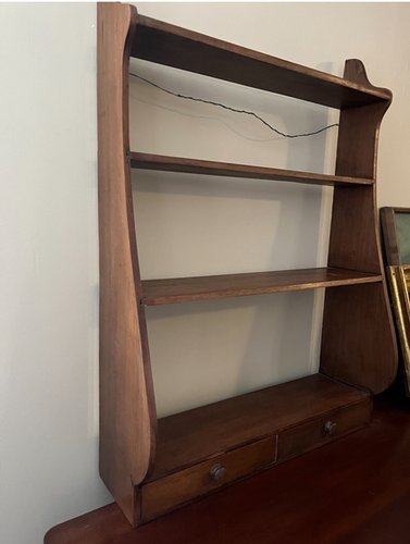 19thc. Whaleside Shelf with Drawers